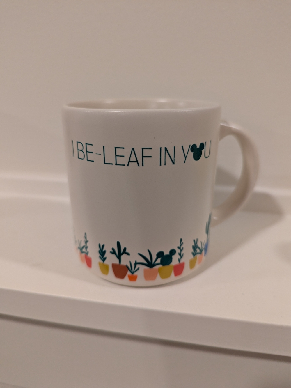 Hidden Mickey Plant Mug